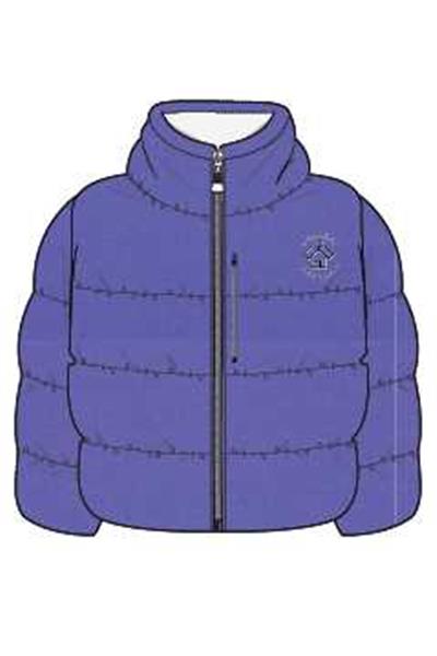 Workwear Ladies Puffer Jacket - Purple 